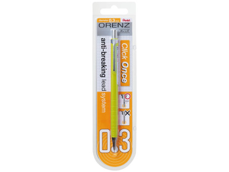 Pentel Porte-mines ORENZ, 0,3 mm, jaune