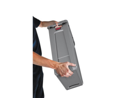 Rubbermaid Collecteur de déchets Slim Jim, 60 litres, bleu