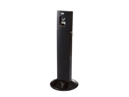 Rubbermaid Cendrier Metropolitain Smokers' Station, noir