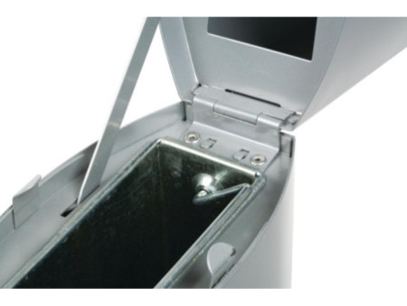 Rubbermaid Cendrier Metropolitain Smokers' Station, noir