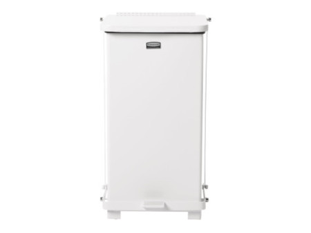 Rubbermaid Defender en acier, 24 litres, blanc