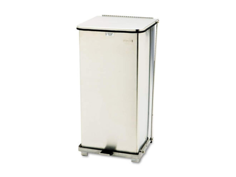 Rubbermaid Defender en acier, 49 litres, blanc