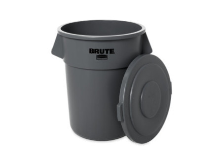 Rubbermaid Couvercle pour collecteur BRUTE, gris