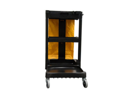 Rubbermaid Chariot de ménage avec sac 1805985, noir