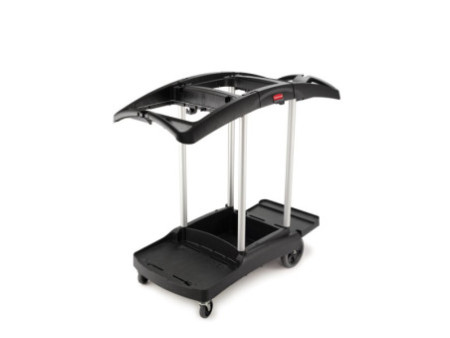 Rubbermaid Chariot de ménage grande capacité FG9T7200, noir