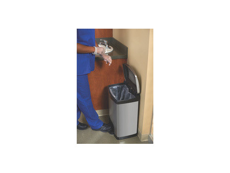 Rubbermaid Collecteur à pédale Slim Jim, en métal, 30 litres