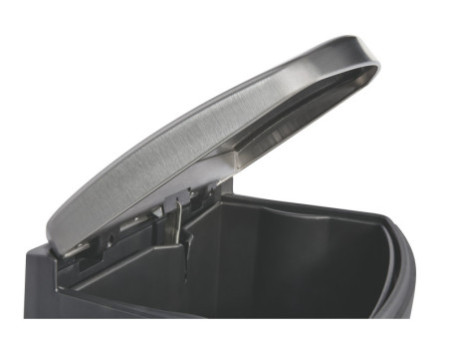 Rubbermaid Collecteur à pédale Slim Jim, en métal, 50 litres