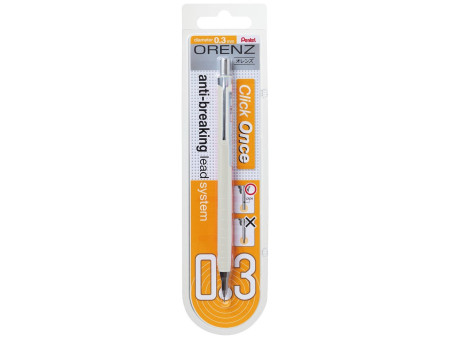 Pentel Porte-mines ORENZ, 0,3 mm, blanc
