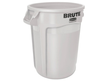 Rubbermaid Collecteur BRUTE 37,9 litres, en PP, blanc