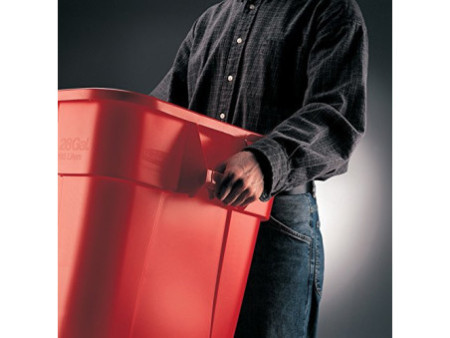 Rubbermaid Collecteur BRUTE 106 litres, carré, en PP, gris