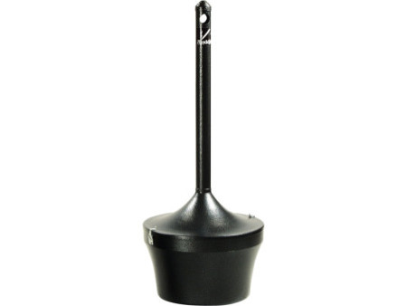 Rubbermaid Cendrier sur pied Aladdin, 16,1 litres, noir