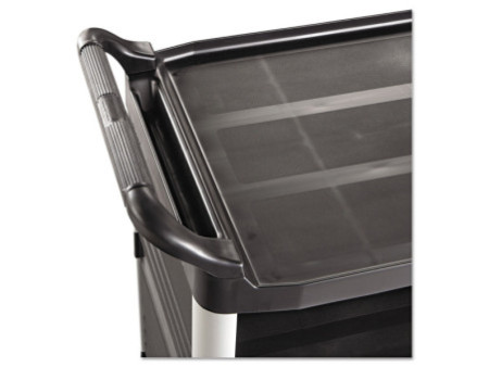 Rubbermaid Chariot de service X-Tra Cart, 3 étages, noir