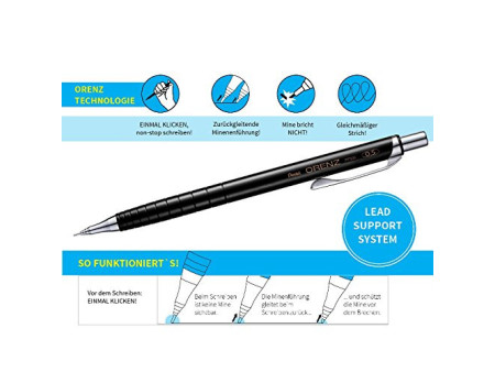 Pentel Porte-mines ORENZ, 0,5 mm, bleu ciel