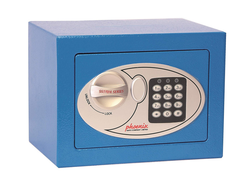 phoenix Coffre-fort de sécurité COMPACT, bleu