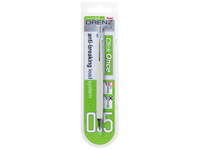 Pentel Porte-mines ORENZ, 0,5 mm, blanc