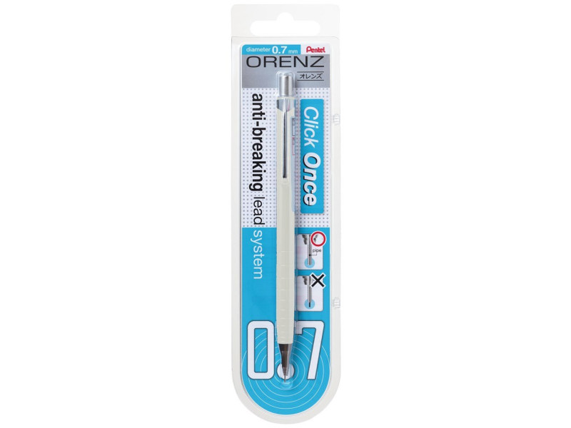 Pentel Porte-mines ORENZ, 0,7 mm, blanc