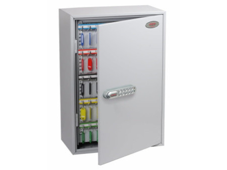 phoenix Armoire à clés KC0604E pour 200 clés, gris clair