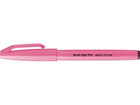 PentelArts Stylo feutre Brush Sign Pen SES15, rose fluo
