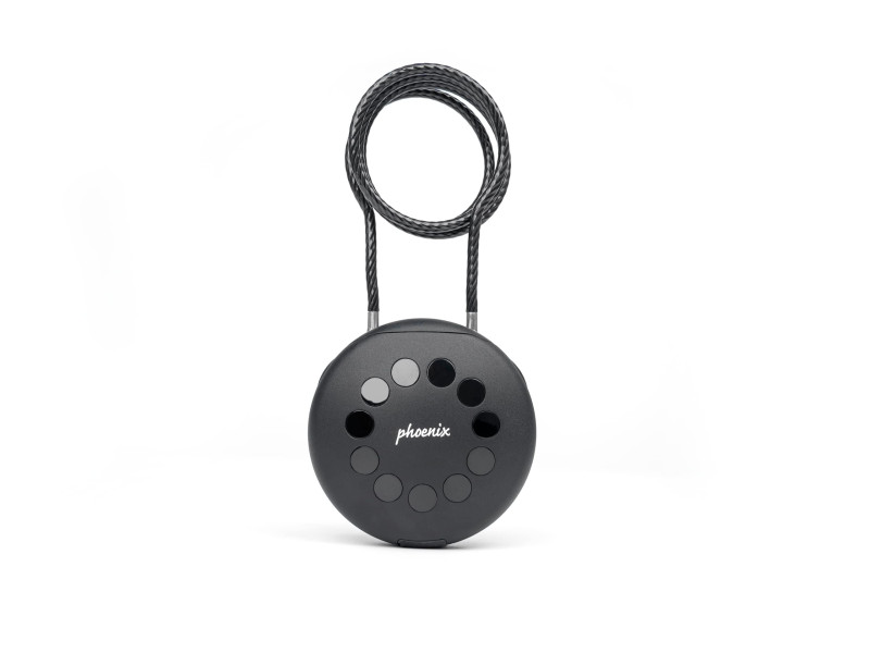 phoenix Boîte à clés PALM KS0212EC avec câble en acier, noir
