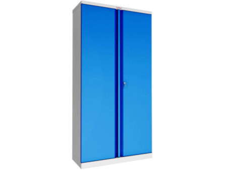phoenix Armoire de bureau SCL1891, en acier, gris clair/bleu