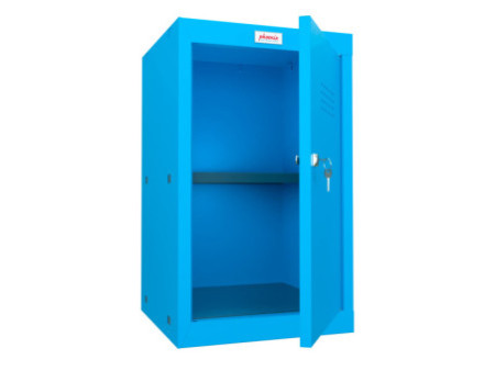 phoenix Casier cubique CL0644, serrure à clé, bleu