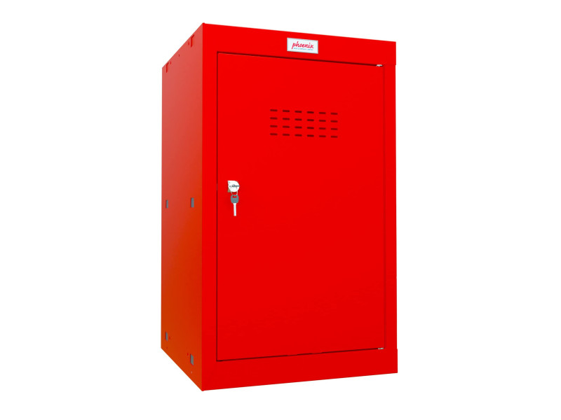 phoenix Casier cubique CL0644, serrure à clé, rouge