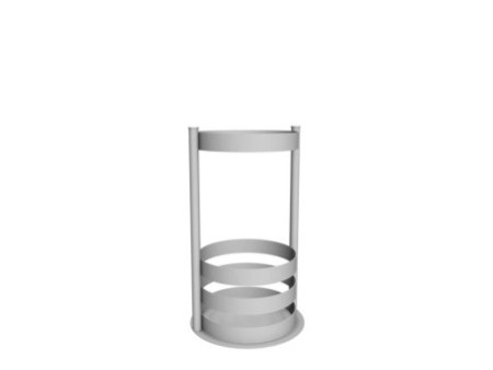 kerkmann Porte-parapluie Tim, acier inoxydable