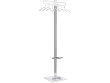 kerkmann Porte-parapluie avec bac d'égouttement, gris argent