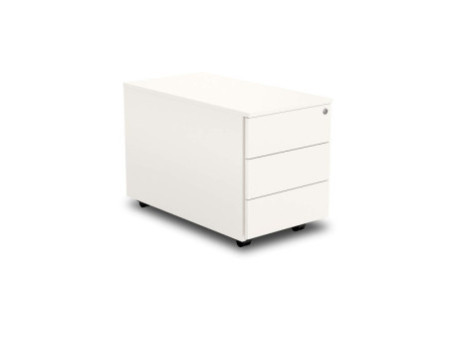 kerkmann Caisson mobile, 3 tiroirs, blanc