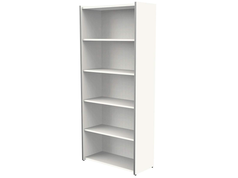 kerkmann Etagère, 4 tablettes, (L)800 mm, 5 OH, blanc