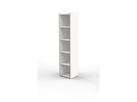 kerkmann Etagère, 4 tablettes, (L)410 mm, 5 OH, blanc