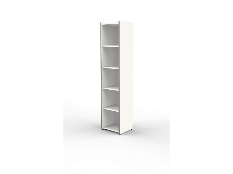 kerkmann Etagère, 4 tablettes, (L)410 mm, 5 OH, blanc