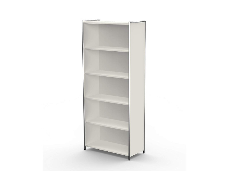 kerkmann Etagère ARTLINE, 4 tablettes, (L)800 mm, blanc