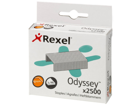 Rexel Agrafes Odyssey pour agrafeuse Odyssey, zingué