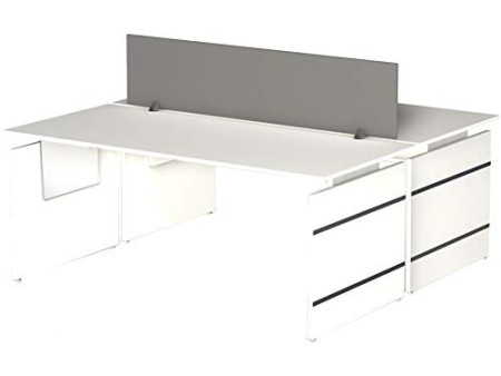 kerkmann Bureau avec piètement panneau Form 4, (L)1.800 mm