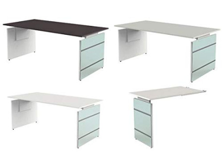 kerkmann Bureau avec piètement panneau AVETO, (L)1.800 mm