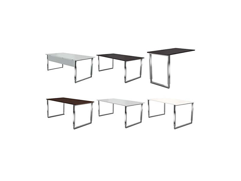 kerkmann Table annexe AVETO, (L)1.000 mm, wengé
