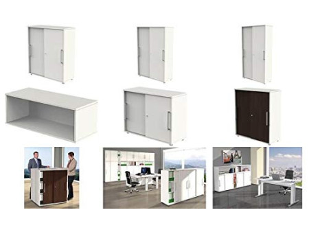 kerkmann Armoire à portes coulissantes Form 4, 2 hauteurs