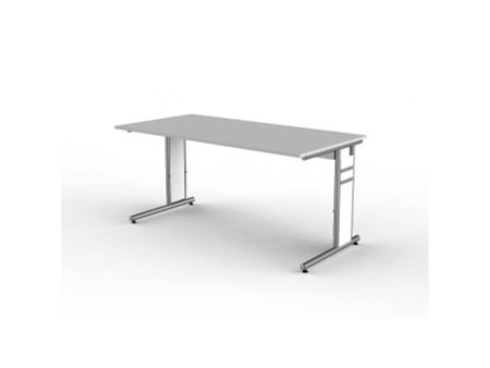 kerkmann Bureau Form 4, (L)1.600 mm, gris clair