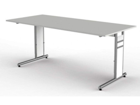 kerkmann Bureau Form 4, (L)1.800 mm, gris clair