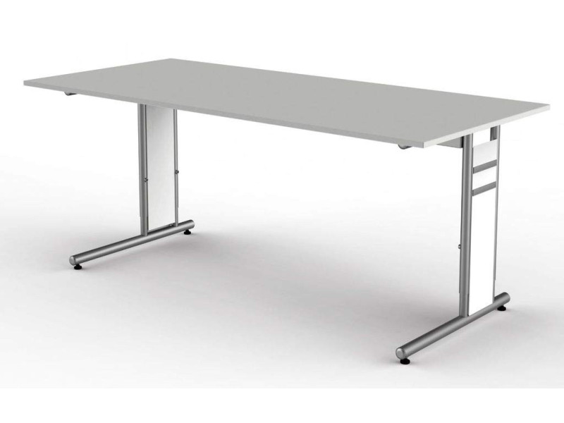 kerkmann Bureau Form 4, (L)1.800 mm, gris clair