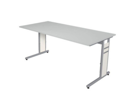 kerkmann Bureau Form 4, (L)1.800 mm, gris clair