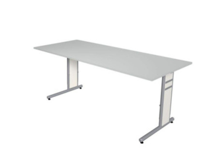 kerkmann Bureau Form 4, (L)1.800 mm, gris clair