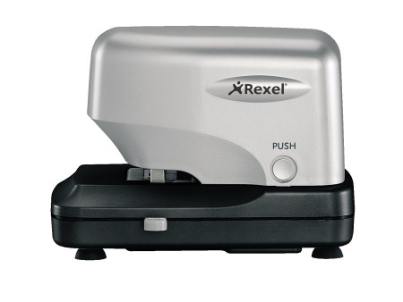 Rexel Agrafeuse électrique Stella 30, argent/noir