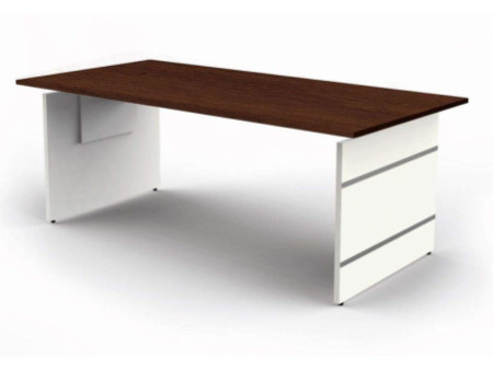 kerkmann Bureau avec piètement panneau Form 4, (L)2.000 mm