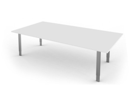 kerkmann Table de conférence Form 5, (L)2.000 mm, blanc