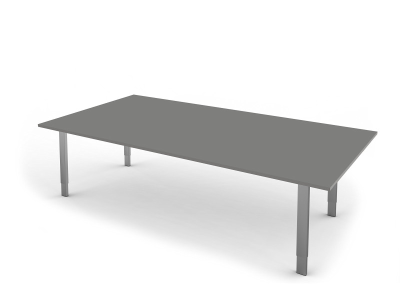 kerkmann Table de conférence Form 5, (L)2.000 mm, graphite