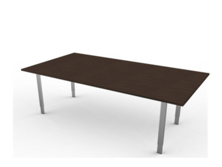 kerkmann Table de conférence Form 5, (L)2.000 mm, wengé