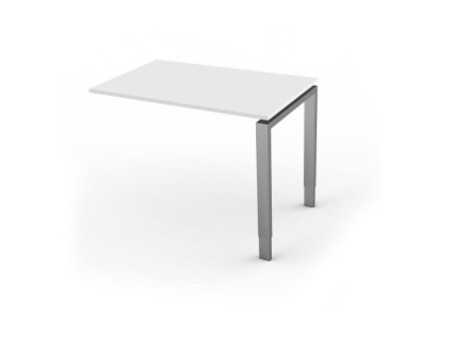 kerkmann Table annexe Form 5, support 4 pieds, blanc