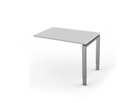 kerkmann Table annexe Form 5, support 4 pieds, gris clair